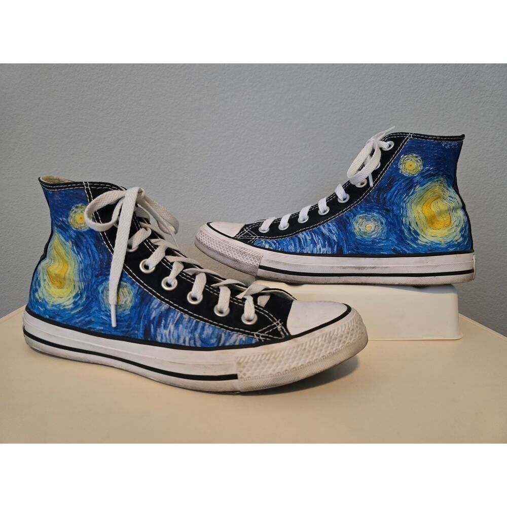 Converse Chuck Taylor Starry Night High Top Men's 8.5 Womens 10.5 Art Unisex